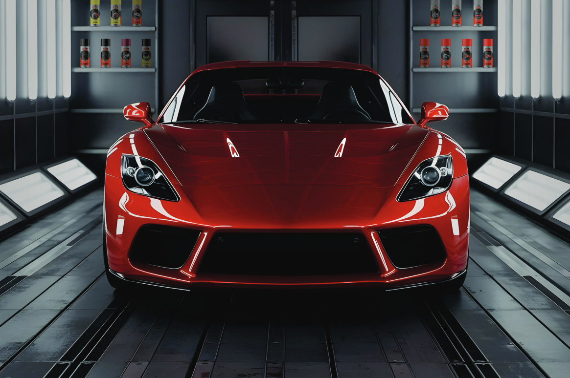 Carrosserie en cabine de peinture